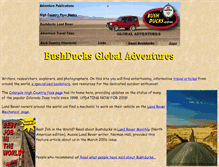 Tablet Screenshot of bushducks.com